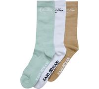 Basicsocken KARL KANI "Karl Kani Unisex", Damen, Gr. 39-42, sand, light, mint, weiß, Baumwolle, unifarben, normal, Socken (75183443-39) sand, light, mint, weiß