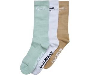 Basicsocken KARL KANI "Karl Kani Unisex", Damen, Gr. 39-42, sand, light, mint, weiß, Baumwolle, unifarben, normal, Socken (75183443-39) sand, light, mint, weiß