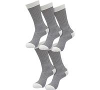 Basicsocken URBAN CLASSICS "Urban Classics Unisex Fine Stripe Socks 5-Pack", Herren, Gr. 47-50, sandweiß, schwarz, 75% Baumwolle, 23% Polyimid, 2% Elasthan, normal, Socken (68343261-47) sandweiß, schw