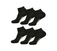 Basicsocken URBAN CLASSICS "Urban Classics Unisex High Sneaker Socks 6-Pack", Damen, Gr. 35-38, schwarz, Baumwolle, Elasthan, Polyamid, Polyester, normal, Socken (91946835-35) schwarz