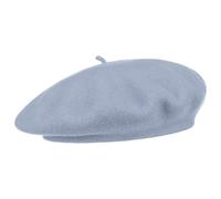 Barascon Baskenmütze mit Kaschmir Wollbaske Baske Herrenbaske Damenbaske (One Size - hellblau)