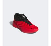 Basketballschuh ADIDAS PERFORMANCE "DAME X E", Gr. 44,5, pure ruby, core schwarz, zero metallic, Textil, Synthetik, sportlich, Schuhe, Signature-Schuh von Damian Lillard (33470123-44,5) pure ruby, cor