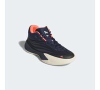 Basketballschuh ADIDAS PERFORMANCE "DAME X", Herren, Gr. 43, blau (night indigo, warm vanilla, solar turbo), Synthetik, Textil, Schuhe (50798403-43) night indigo, warm vanilla, solar turbo