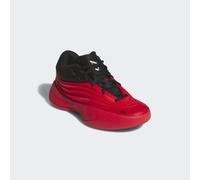 Basketballschuh ADIDAS PERFORMANCE "DAME X KIDS", Gr. 38,5, pure ruby, core schwarz, zero metallic, Textil, Synthetik, sportlich, Schuhe, Signature-Schuh von Damian Lillard (88091838-38,5) pure ruby,