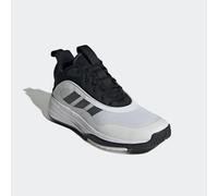 Basketballschuh ADIDAS SPORTSWEAR "OWN THE GAME 3", Herren, Gr. 46,5, schwarz-weiß (cloud weiß, core schwarz, core schwarz), Synthetik, Textil, Schuhe (98589857-46,5) cloud weiß, core schwarz, core sc