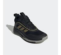 adidas Herren Own The Game 3 Shoes Basketball-Schuhe, Core Black/Gold Metallic/MGH Solid Grey, 48 EU