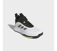 Basketballschuh ADIDAS SPORTSWEAR "OWNTHEGAME 3.0", Herren, Gr. 44, cloud weiß, core schwarz, lucid lemon, Synthetik, Textil, Schuhe (78257162-44) cloud weiß, core schwarz, lucid lemon