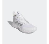 Basketballschuh ADIDAS SPORTSWEAR "OWNTHEGAME 3.0", Gr. 45, weiß (cloud weiß, silber metallic, grau one), Synthetik, Textil, sportlich, Schuhe (72224663-45) cloud weiß, silber metallic, grau one
