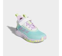 Basketballschuh ADIDAS SPORTSWEAR "OWNTHEGAME 3.0", Mädchen, Gr. 36, flash aqua, bliss lila, ftwr weiß, Synthetik, Textil, Schuhe, für Kinder & Jugendliche (32456313-36) flash aqua, bliss lila, ftwr w
