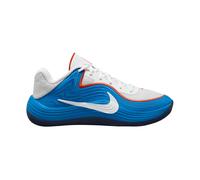 Basketballschuh NIKE "Precision 8 Low", Herren, Gr. 46, weiß, weiß, lt photo blau, picante rot, Synthetik, Textil, Schuhe (71627344-46) weiß, weiß, lt photo blau, picante rot
