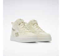 Basketballschuh REEBOK "REEBOK ROYAL PRIME MID 2.0", Mädchen, Gr. 34, chalk, ftwrweiß, flintgraumetallic, Synthetik, Schuhe (96542835-34) chalk, ftwrweiß, flintgraumetallic