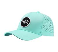 Bassdash UPF50+ Schnell Trocknende Baseball Cap Wasserdicht Laser Cut Mesh Snapback Hut Verstellbar für Frauen Angeln Wandern Baseballkappe Damen Und Herren Kappe FH14