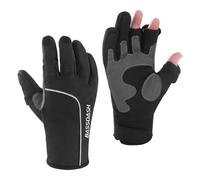 Bassdash WintePro Isolierte Angelhandschuhe wasserabweisend mit Fleecefutter Kaltes Wetter Winterhandschuhe für Männer Frauen Idee für Eisfischen Jagd Fotografie Wandern
