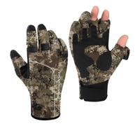 Bassdash WintePro Isolierte Angelhandschuhe wasserabweisend mit Fleecefutter Kaltes Wetter Winterhandschuhe für Männer Frauen Idee für Eisfischen Jagd Fotografie Wandern