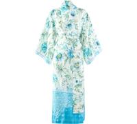 Bassetti Casablanca Kimono aus 100% Baumwollsatin in der Farbe Celeste C1, Größe: S-M - 9332198