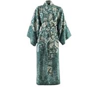 Bassetti MONNALISA Kimono aus 100% Baumwollsatin in der Farbe Grün V1, Größe: S-M - 9333405