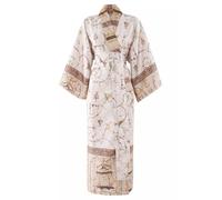 BASSETTI OPLONTIS Kimono aus 100% Baumwollsatin in der Farbe Beig 4M, Größe: L-XL - 9331462
