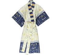 Bassetti OPLONTIS Kimono aus 100% Baumwollsatin in der Farbe Blau v.9, Größe: S-M - 9262116