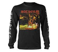 Bathory Longsleeve Hammerheart offiziell Männer T-Shirt Herren (Large)