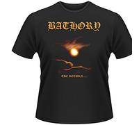 Bathory - Plastic Head Herren, T-Shirt, Bathory The Return, Schwarz (Black), M