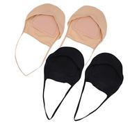 BATHVEVE 2 Paar Zehensocken Halbsocken Für Damen High Heels No Show Füßlinge Mit Elastischem Sling Baumwolle Polyester Nylon Unsichtbare Schuheinsatz Für Pumps Ballerinas Alltag