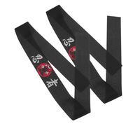 BATHVEVE 2 Stück pack Atmungsaktive Japanische Stirnbänder aus Polyester mit Ninja Design Vielseitig und Langlebig für Yoga und Running