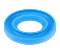 BATHVEVE Silikon Spulenbehälter zur Praktischen Aufbewahrung von Nähmaschinenspulen in Blau mit Organisiertem Silikonring für Sticken Zubehör und Bobbin Halter