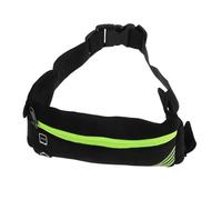 BATHVEVE wasserdichte Gürteltasche für Outdoor Aktivitäten Diebstahlsicherer Hüftgurt mit Handyhalter Multifunktionale Bauchtasche für Reisen Fitness und Sport Schwarz