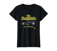 Batman 1989 Batmobile 85th Anniversary T-Shirt, Damen, Schwarz, XXL
