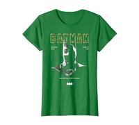 Batman 1989 Cowl 85th Anniversary T-Shirt, Damen, Dunkelgrün, XXL