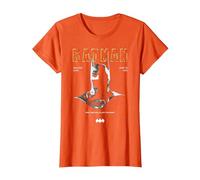Batman 1989 Cowl 85th Anniversary T-Shirt, Damen, Orange, XXL