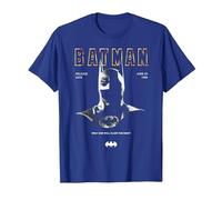 Batman 1989 Cowl 85th Anniversary T-Shirt, Herren, Königsblau, XXL