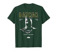 Batman 1989 Cowl 85th Anniversary T-Shirt, Herren, Waldgrün, XXL
