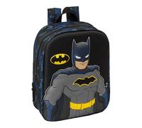 Batman 3D-Kinderrucksack, leicht zu reinigen, ideal für Kinder verschiedener Altersgruppen, bequem und vielseitig, Qualität und Widerstandsfähigkeit, 22 x 10 x 27 cm