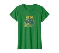 Batman and Robin In The Spotlight T-Shirt, Damen, Dunkelgrün, 3XL