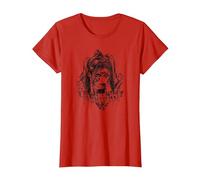 Batman: Arkham Knight Harley Quinn Diamond T Shirt T-Shirt, Damen, Rot, 3XL