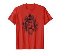 Batman: Arkham Knight Harley Quinn Diamond T Shirt T-Shirt, Herren, Rot, XXL