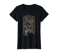 Batman Arkham's Gate T Shirt T-Shirt, Damen, Schwarz, XXL