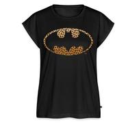 Batman Bat Signal Leoprint Logo Damen Casual Relaxed T-Shirt