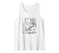 Batman Bat Sketch Tank Top