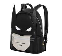Batman Batsignal-Heady Rucksack, Schwarz, 24,5 x 29 cm, Kapazität 8 L