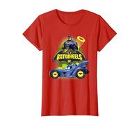 Batman Batwheels The Bat and His Wheels T-Shirt, Damen, Rot, S