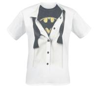 Batman Blouse T-Shirt weiß in L