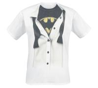 Batman Blouse T-Shirt weiß in S