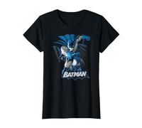 Batman Blue & Gray T Shirt T-Shirt, Damen, Schwarz, XXL