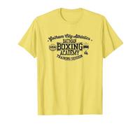 Batman Boxing Academy Gotham City Leichtathletik T-Shirt, Herren, Gelb, 3XL