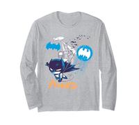 Batman Chibi Kanji Swing Langarmshirt