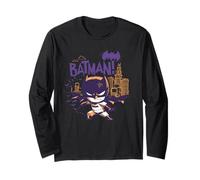 Batman Chibi Skyline Langarmshirt