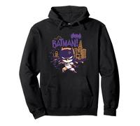 Batman Chibi Skyline Pullover Hoodie
