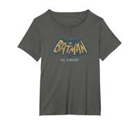 Batman Classic TV Series In Color T Shirt T-Shirt, Damen Große Größen, Anthrazit, 3X